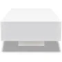 Glossy White Fiberglass Rectangular Coffee Table by vidaXL, Coffee table - Ref: Foro24-244021, Price: 144,22 €, Discount: %