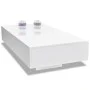 Glossy White Fiberglass Rectangular Coffee Table by vidaXL, Coffee table - Ref: Foro24-244021, Price: 144,22 €, Discount: %