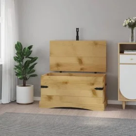 Corona Range storage chest made of Mexican pine wood 91x49.5x47 cm by vidaXL, Storage trunks - Ref: Foro24-243747, Price: 133...