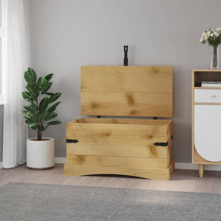 Corona Range storage chest made of Mexican pine wood 91x49.5x47 cm by vidaXL, Storage trunks - Ref: Foro24-243747, Price: 135...