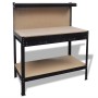 Banco de trabajo con tablero y cajón de vidaXL, Mesas de trabajo - Ref: Foro24-141769, Precio: 138,38 €, Descuento: %