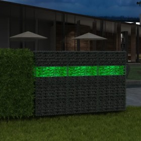 Garden gabion rocks green glass 60-120 mm 25 kg by vidaXL, Garden stones and stone paths - Ref: Foro24-142315, Price: 69,20 €...