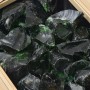 Rocas de gavión de jardín vidrio verde 60-120 mm 25 kg