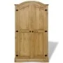 Pine wood wardrobe in Mexican Corona style with 2 doors by vidaXL, Wardrobes - Ref: Foro24-243732, Price: 278,72 €, Discount: %