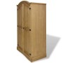 Armario madera de pino Mexicano estilo Corona 2 Puertas de vidaXL, Armarios roperos - Ref: Foro24-243732, Precio: 299,02 €, D...