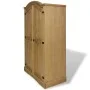 Pine wood wardrobe in Mexican Corona style with 2 doors by vidaXL, Wardrobes - Ref: Foro24-243732, Price: 278,72 €, Discount: %