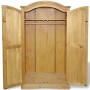 Armario madera de pino Mexicano estilo Corona 2 Puertas de vidaXL, Armarios roperos - Ref: Foro24-243732, Precio: 299,02 €, D...