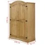 Schrank aus mexikanischem Kiefernholz im Corona-Stil 2 Türen von vidaXL, Kleiderschränke - Ref: Foro24-243732, Preis: 282,96 ...