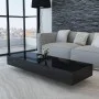 Black MDF coffee table with gloss by vidaXL, Coffee table - Ref: Foro24-244023, Price: 153,66 €, Discount: %
