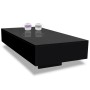 Black MDF coffee table with gloss by vidaXL, Coffee table - Ref: Foro24-244023, Price: 132,72 €, Discount: %