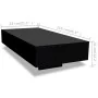 Black MDF coffee table with gloss by vidaXL, Coffee table - Ref: Foro24-244023, Price: 153,66 €, Discount: %