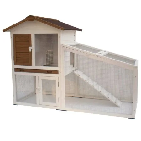 @Pet Tommy hutch white and brown 140x65x100 cm 20072 by @Pet, Cages and habitats for small animals - Ref: Foro24-413738, Pric...