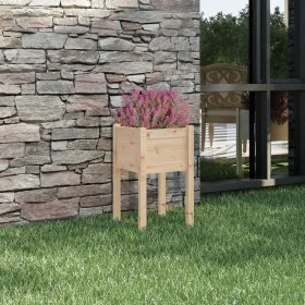 Solid pine wood planter 40x40x70 cm by , Pots and planters - Ref: Foro24-810789, Price: 28,21 €, Discount: %