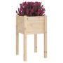 Solid pine wood planter 40x40x70 cm by , Pots and planters - Ref: Foro24-810789, Price: 28,48 €, Discount: %