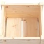 Solid pine wood planter 40x40x70 cm by , Pots and planters - Ref: Foro24-810789, Price: 28,21 €, Discount: %