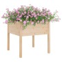 Planters 2 pcs solid pine wood 70x70x70 cm by , Pots and planters - Ref: Foro24-810810, Price: 100,05 €, Discount: %