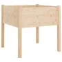 Pflanzgefäße 2 Stück aus massivem Kiefernholz 70x70x70 cm von , Töpfe und Pflanzgefäße - Ref: Foro24-810810, Preis: 98,95 €, ...
