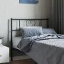 Black metal headboard 75 cm by , Headboards and footboards - Ref: Foro24-355489, Price: 22,01 €, Discount: %