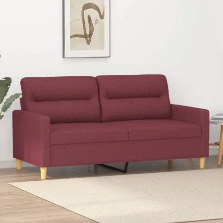 2-seater red fabric sofa 140 cm by , Sofas - Ref: Foro24-359241, Price: 207,13 €, Discount: %