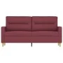 2-seater red fabric sofa 140 cm by , Sofas - Ref: Foro24-359241, Price: 207,13 €, Discount: %
