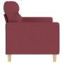 2-seater red fabric sofa 140 cm by , Sofas - Ref: Foro24-359241, Price: 207,13 €, Discount: %