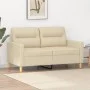 2-Sitzer-Sofa aus cremefarbenem Stoff, 120 cm von , Sofas - Ref: Foro24-359229, Preis: 220,63 €, Rabatt: %
