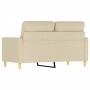 2-seater cream fabric sofa 120 cm by , Sofas - Ref: Foro24-359229, Price: 233,89 €, Discount: %