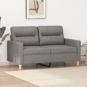 2-seater sofa in taupe gray fabric 120 cm by , Sofas - Ref: Foro24-359234, Price: 202,26 €, Discount: %
