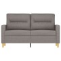 Sofá de 2 plazas de tela gris taupé 120 cm de , Sofás - Ref: Foro24-359234, Precio: 202,26 €, Descuento: %