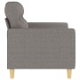 Sofá de 2 plazas de tela gris taupé 120 cm de , Sofás - Ref: Foro24-359234, Precio: 202,26 €, Descuento: %