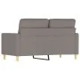 2-Sitzer-Sofa aus taupegrauem Stoff, 120 cm von , Sofas - Ref: Foro24-359234, Preis: 229,88 €, Rabatt: %