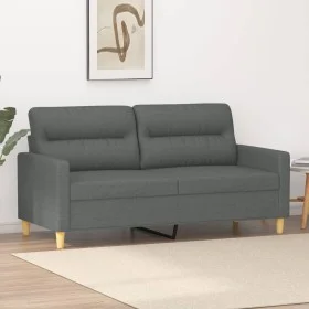 2-Sitzer-Sofa aus dunkelgrauem Stoff, 140 cm von , Sofas - Ref: Foro24-359236, Preis: 207,18 €, Rabatt: %
