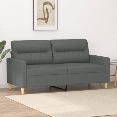 2-Sitzer-Sofa aus dunkelgrauem Stoff, 140 cm von , Sofas - Ref: Foro24-359236, Preis: 210,27 €, Rabatt: %