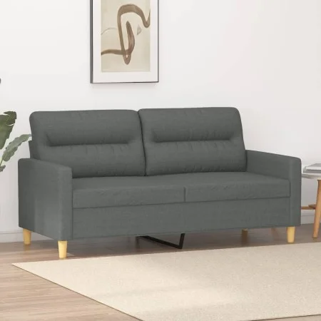 2-Sitzer-Sofa aus dunkelgrauem Stoff, 140 cm von , Sofas - Ref: Foro24-359236, Preis: 207,18 €, Rabatt: %