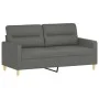 2-Sitzer-Sofa aus dunkelgrauem Stoff, 140 cm von , Sofas - Ref: Foro24-359236, Preis: 207,18 €, Rabatt: %