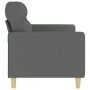 2-Sitzer-Sofa aus dunkelgrauem Stoff, 140 cm von , Sofas - Ref: Foro24-359236, Preis: 207,18 €, Rabatt: %