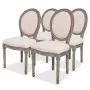 Dining chairs 4 units cream fabric by vidaXL, dining chairs - Ref: Foro24-244088, Price: 480,81 €, Discount: %
