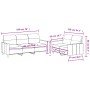 Sofagarnitur mit Kissen 2-teilig aus dunkelgrauem Stoff von , Sofas - Ref: Foro24-3201601, Preis: 460,50 €, Rabatt: %