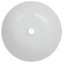 Runde Spüle aus weißer Keramik 41,5x13,5 cm von vidaXL, Sinkt - Ref: Foro24-142337, Preis: 63,89 €, Rabatt: %