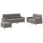 Sofa set with cushions 3 pieces taupe gray fabric by , Sofas - Ref: Foro24-3201615, Price: 510,62 €, Discount: %
