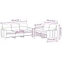 Sofagarnitur mit Kissen 2-teilig aus braunem Stoff von , Sofas - Ref: Foro24-3201603, Preis: 444,19 €, Rabatt: %
