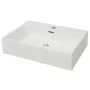 Ceramic washbasin with tap hole 60.5x42.5x14.5 cm white by vidaXL, Sinks - Ref: Foro24-142347, Price: 130,41 €, Discount: %