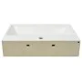 Ceramic washbasin with tap hole 60.5x42.5x14.5 cm white by vidaXL, Sinks - Ref: Foro24-142347, Price: 130,41 €, Discount: %