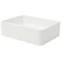 Weißes Keramikwaschbecken 41x30x12 cm von vidaXL, Sinkt - Ref: Foro24-142339, Preis: 57,75 €, Rabatt: %