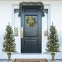 Set de decoración navideña para puerta 4 piezas PVC de , Arboles de navidad - Ref: Foro24-357769, Precio: 111,08 €, Descuento: %