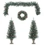 Set de decoración navideña para puerta 4 piezas PVC de , Arboles de navidad - Ref: Foro24-357769, Precio: 111,08 €, Descuento: %