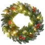 Set de decoración navideña para puerta 4 piezas PVC de , Arboles de navidad - Ref: Foro24-357769, Precio: 111,08 €, Descuento: %