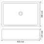 Lavabo de cerámica blanco 41x30x12 cm de vidaXL, Lavabos - Ref: Foro24-142339, Precio: 66,08 €, Descuento: %