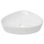 White ceramic triangular washbasin 50.5x41x12 cm by vidaXL, Sinks - Ref: Foro24-142345, Price: 65,35 €, Discount: %