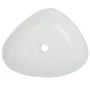 White ceramic triangular washbasin 50.5x41x12 cm by vidaXL, Sinks - Ref: Foro24-142345, Price: 65,35 €, Discount: %